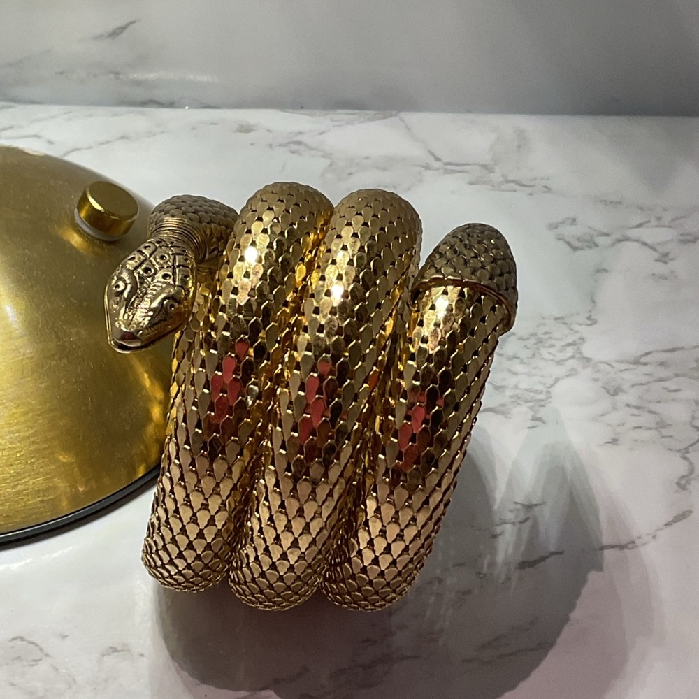 Gold Plated Snake Bracelet